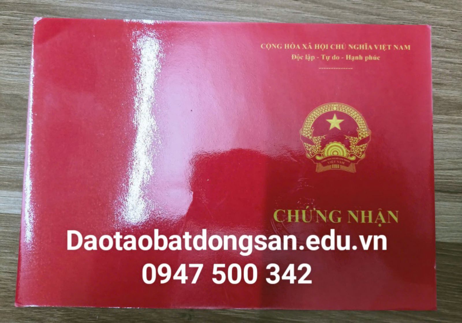 Chứng nhận môi giới bất động sản