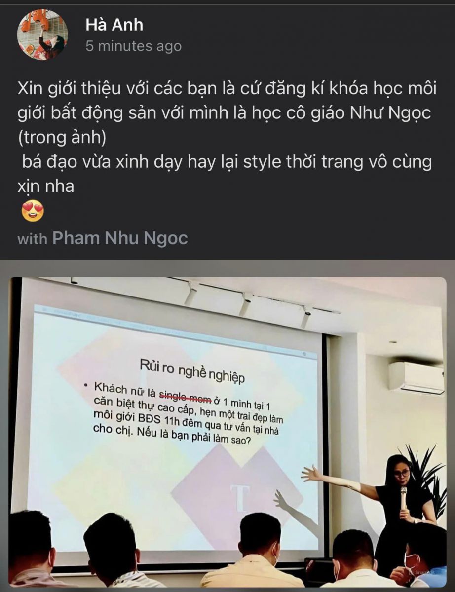 Cảm nhận của học viên về khoá học