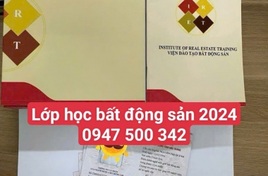 Lớp học Bất động sản tại Hà Nội – Chìa khóa thành công trong sự nghiệp môi giới