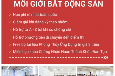 CHƯƠNG TRÌNH KHUNG ĐÀO TẠO, BỒI DƯỠNG KIẾN THỨC HÀNH NGHỀ MÔI GIỚI BẤT ĐỘNG SẢN